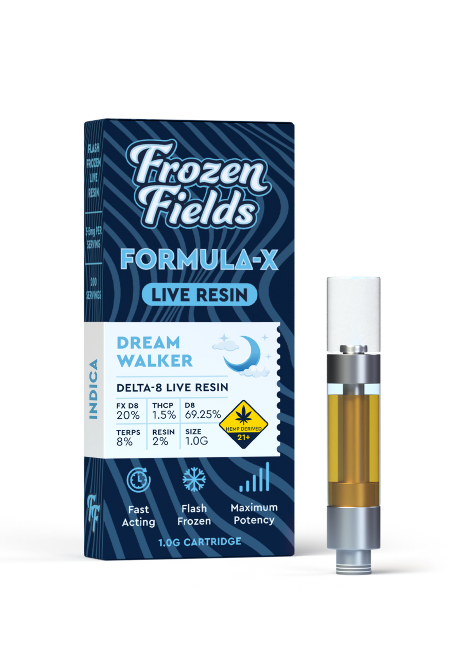 Frozen Fields Frozen Fields - Formula-X - Cartridge - Live Resin - 1 G Dream Walker