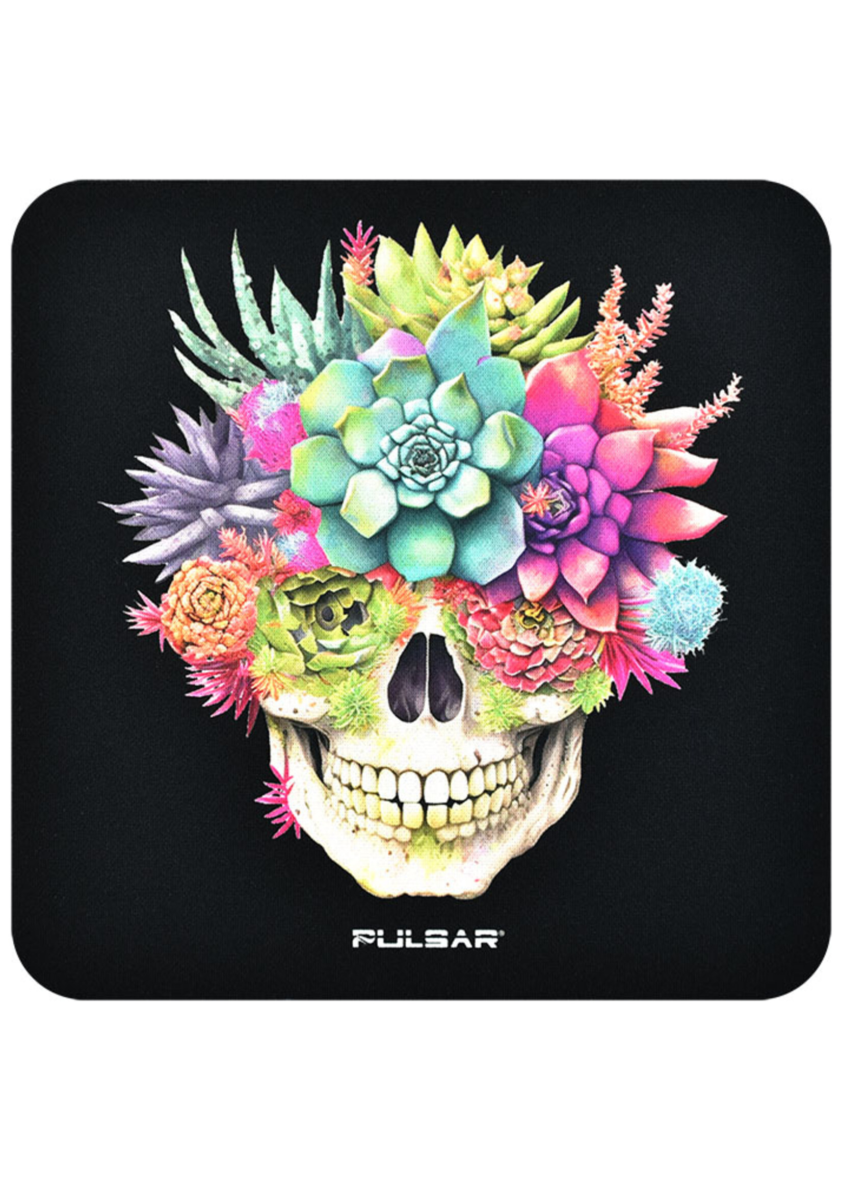 Pulsar Pulsar DabPadz Fabric Top Dab Mat Succulent Smile Small
