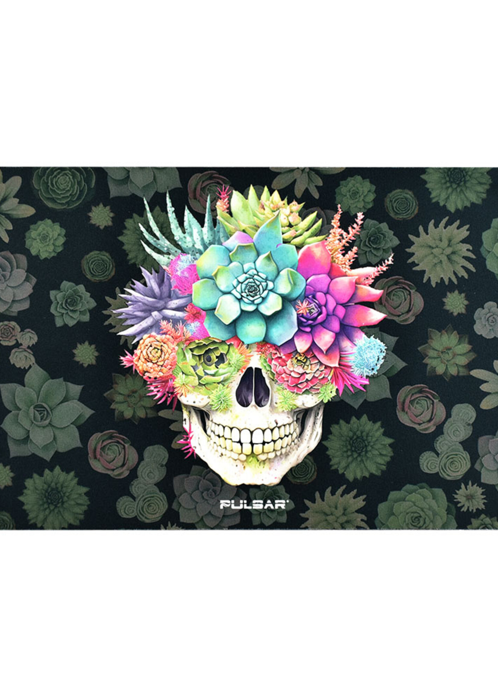 Pulsar Pulsar DabPadz Fabric Top Dab Mat | Succulent Smile Medium
