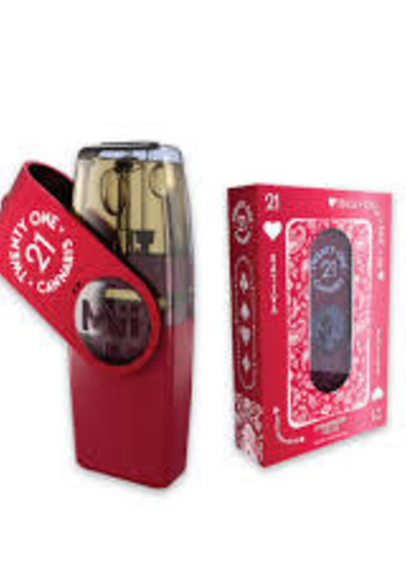 Twenty One Twentyone Disposable - 2mL - THCa - THCp - Strawberry Fields (Sativa Dominant) POP