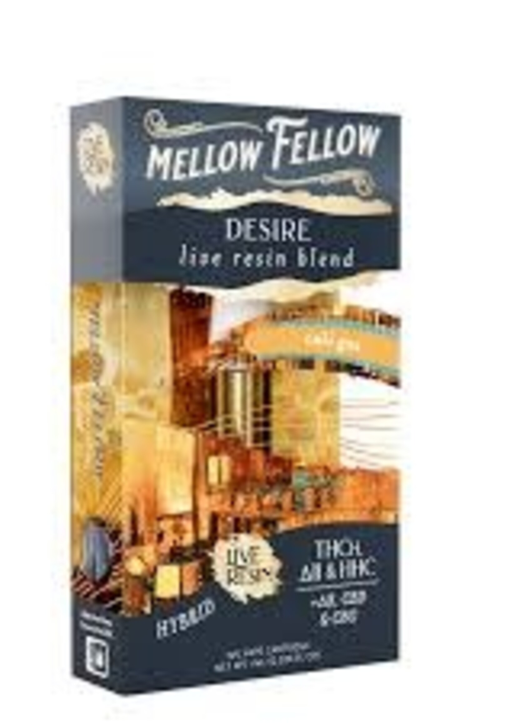 Mellow Fellow Mellow Fellow - Cartridge 1mL - Live Resin - Desire Blend - Cali Gas