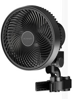 AC Infinity AC INFINITY CLOUDRAY S6, GEN 2 GROW TENT CLIP FAN 6” WITH LONG-LIFE EC MOTOR, 10-LEVEL DYNAMIC WIND MODES & FAN SPEEDS, 10-LEVEL AUTO OSCILLATION