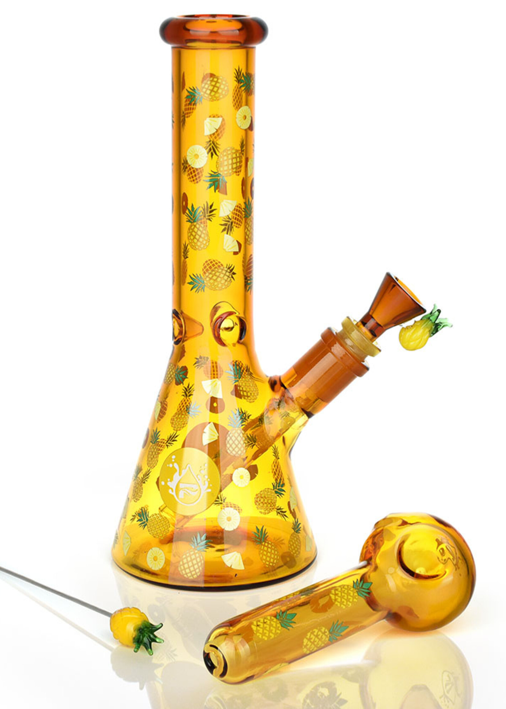 Pulsar Pulsar Fruit Series Pineapple Express Glow Herb Pipe Duo