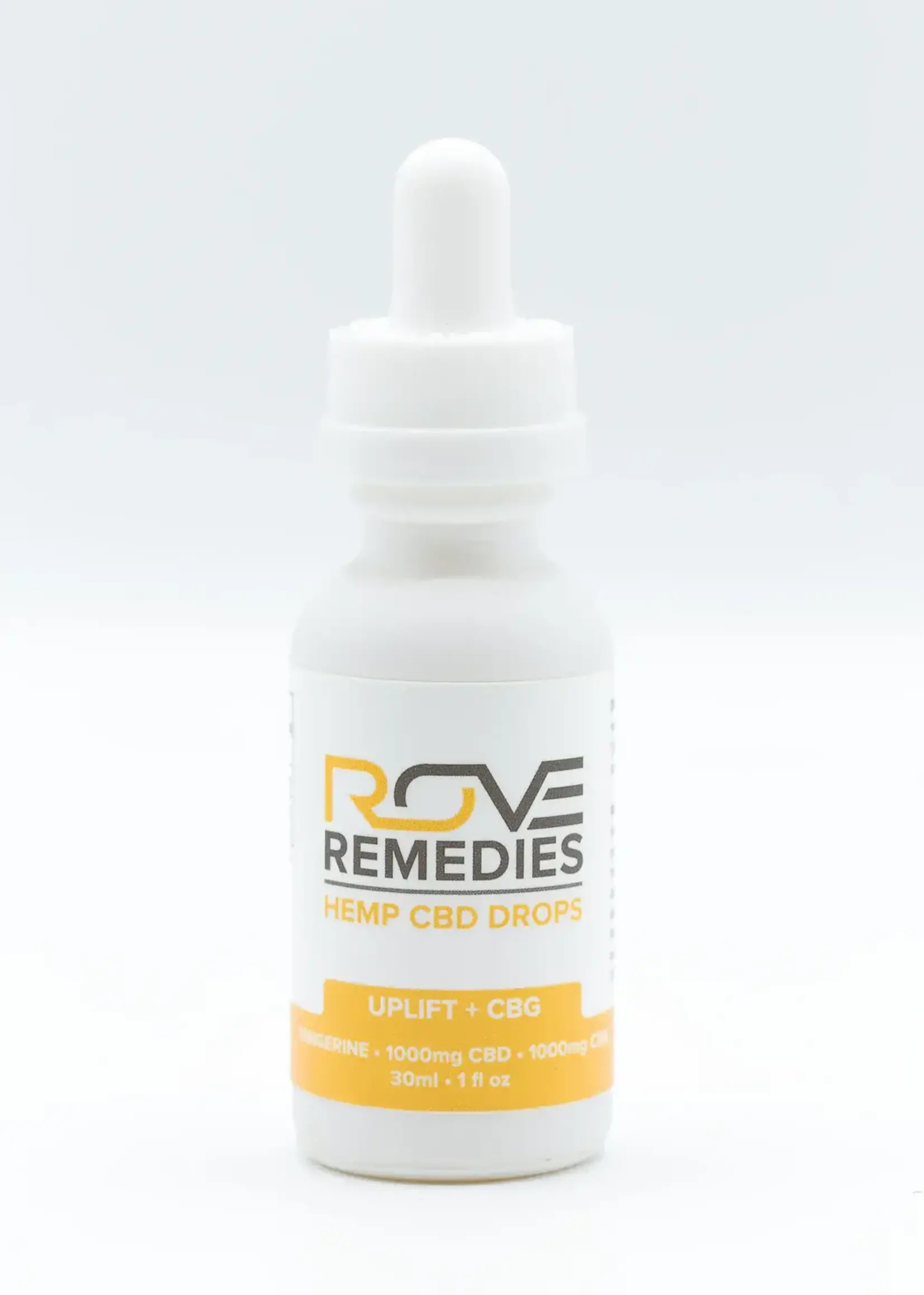 Rove Remedies Rove Remedies UPLIFT CBD DROPS - 1000MG CBD + 1000MG CBG - TANGERINE