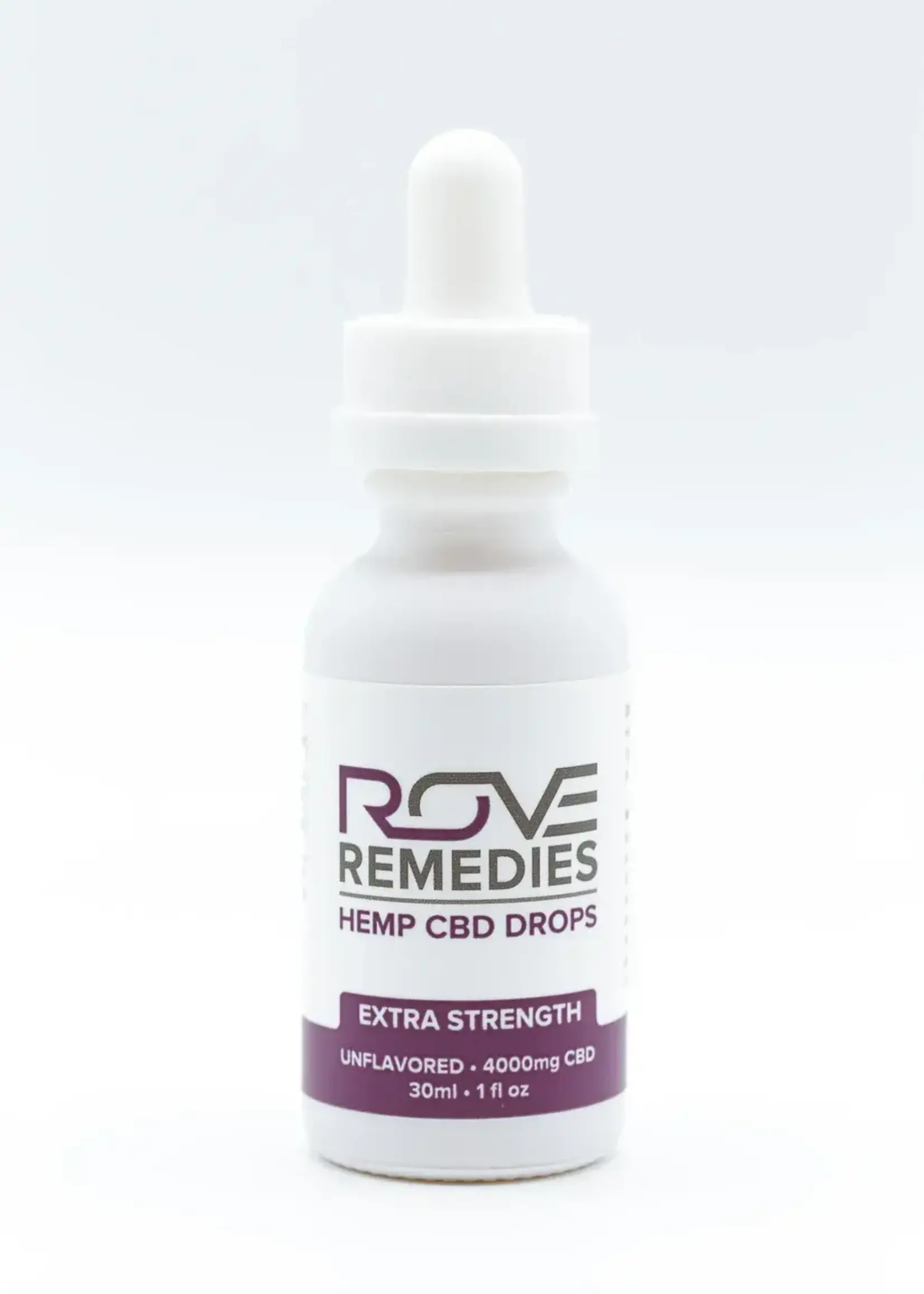 Rove Remedies Rove Remedies EXTRA STRENGTH CBD DROPS 4000MG UNFLAVORED