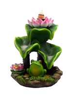 Backflow Magic Frog and Lily Pad Backflow Incense Burner