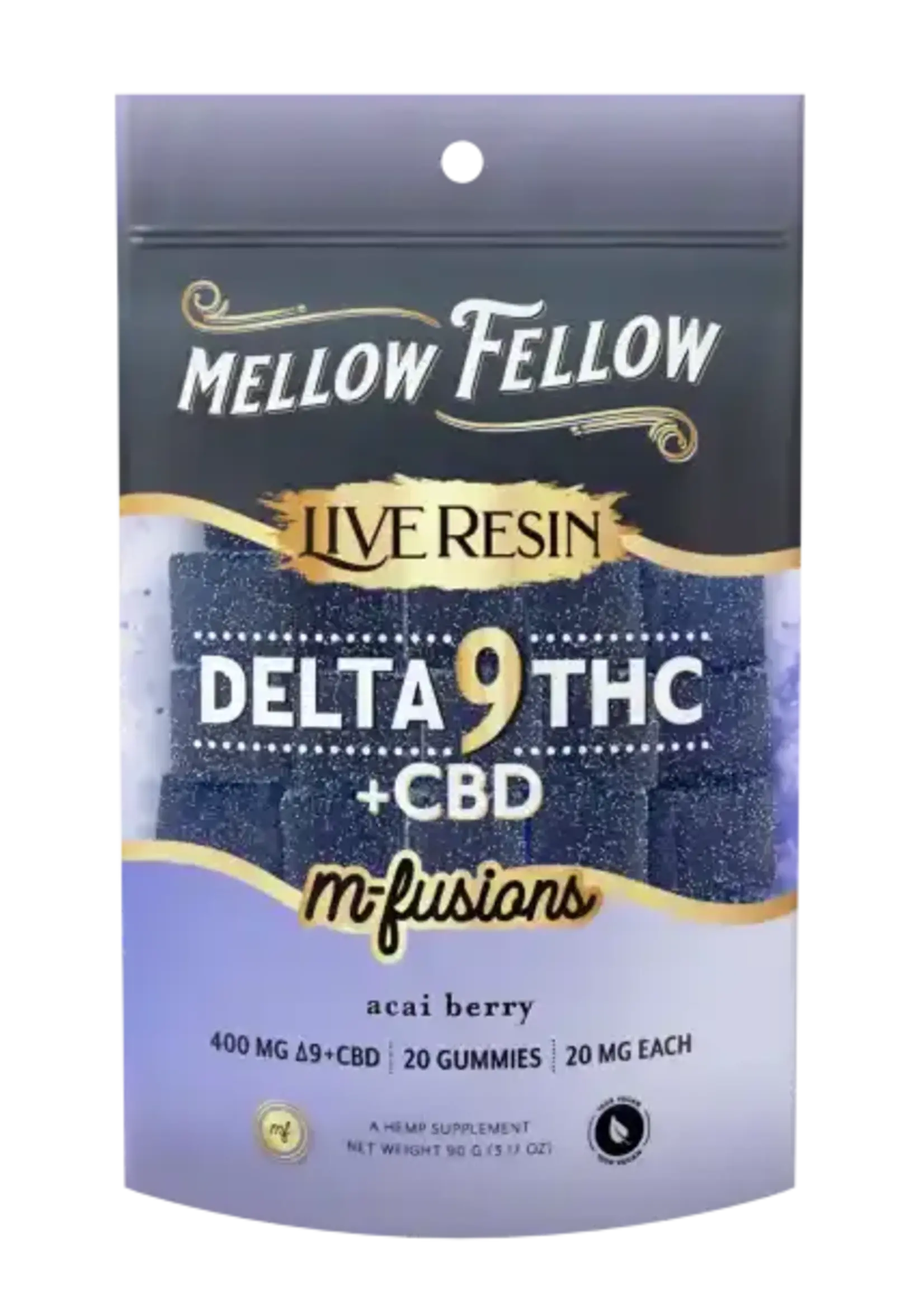 Mellow Fellow Mellow Fellow - Live Resin - M-Fusion - 400mg - Delta 9 - Acai Berry
