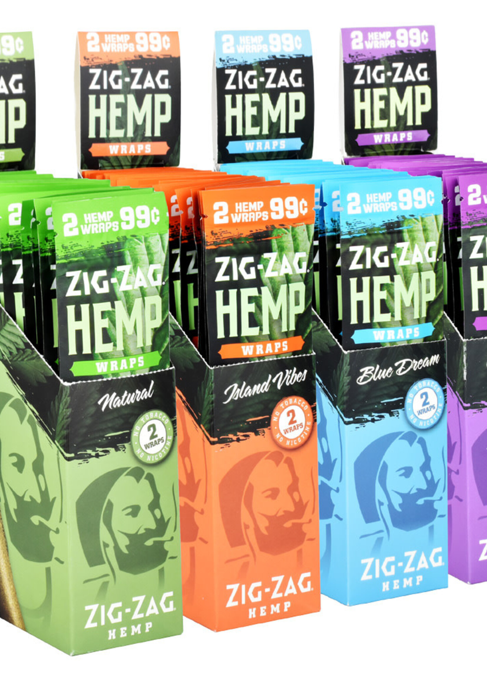Zig Zag Zig Zag Hemp Wrap 2pk .99 Blue Dream