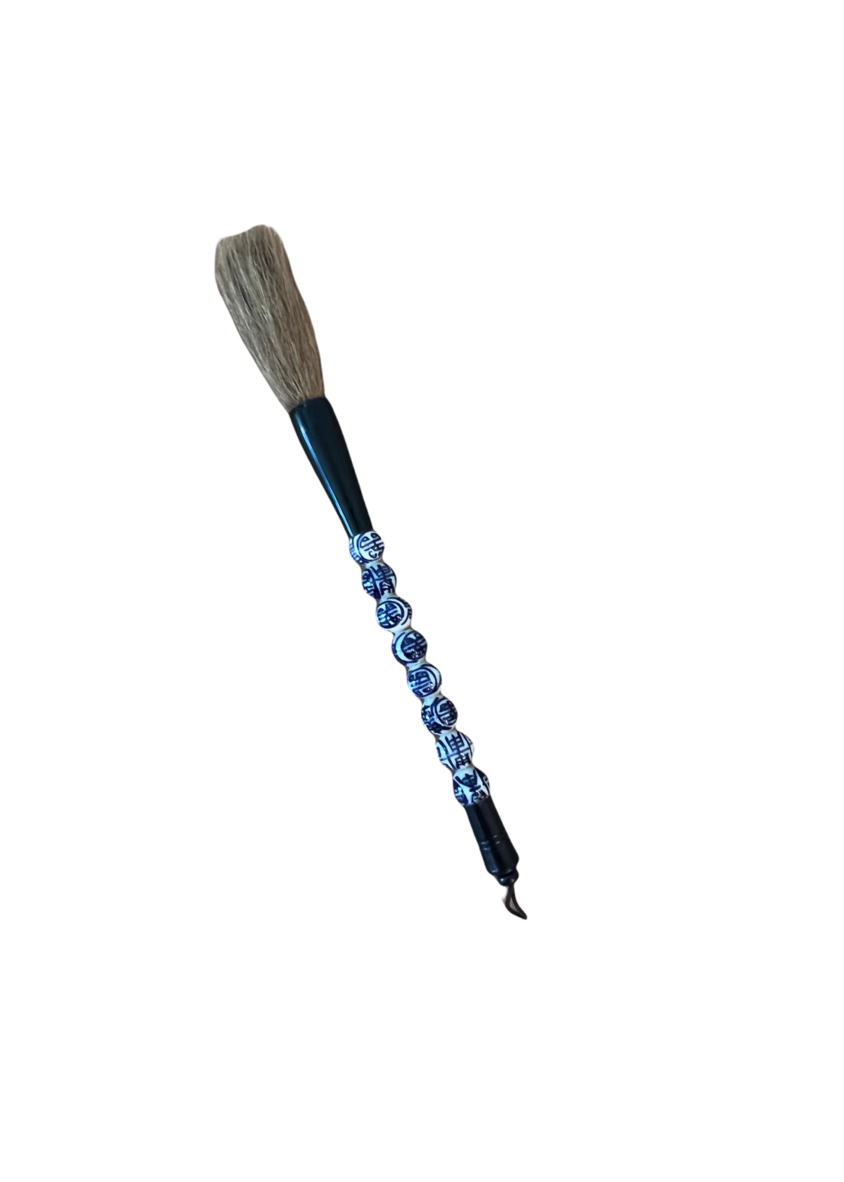 LILY'S LIVING B & W CERAMIC BALL CALLIGRAPHY BRUSH