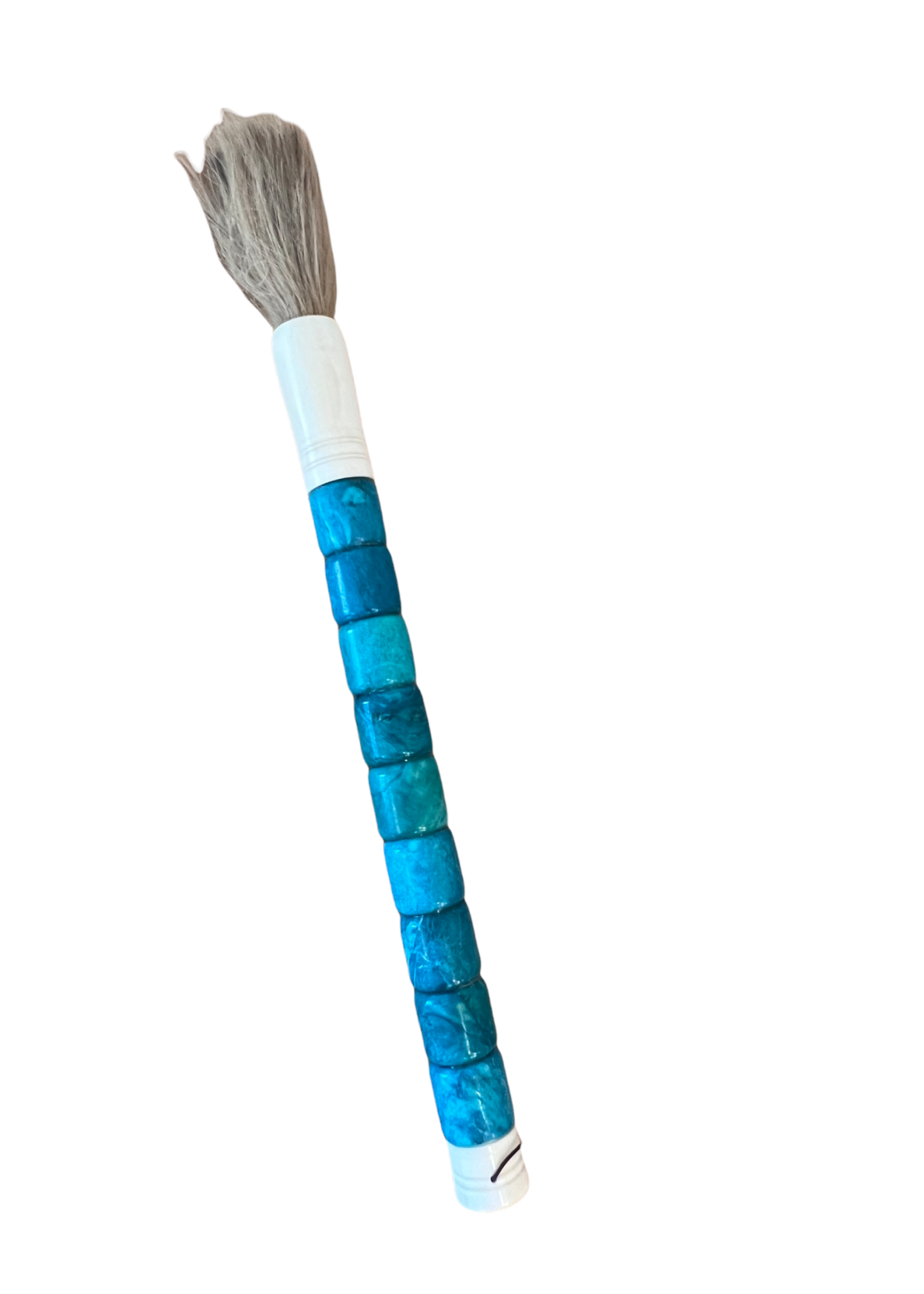 LILY'S LIVING JEWELRY BLUE JADE LARGE CALLIGRAPHY BRUSH