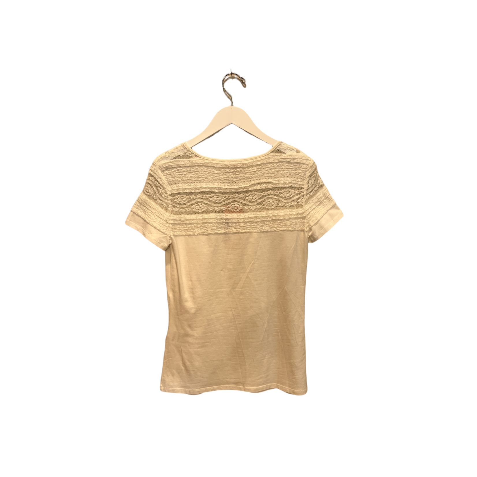 ESQUALO LACE T-SHIRT WHITE