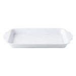 Juliska Berry & Thread Whitewash Melamine 24" Handled Tray