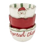 Mud Pie Santa Mini Dip Cup Set