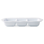 Juliska Berry & Thread Whitewash Melamine Triple Section Server