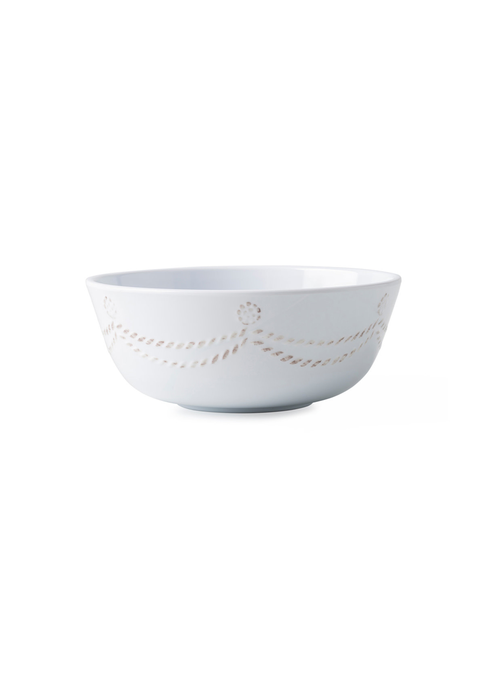 Juliska Berry & Thread Whitewash Melamine Cereal/Ice Cream Bowl