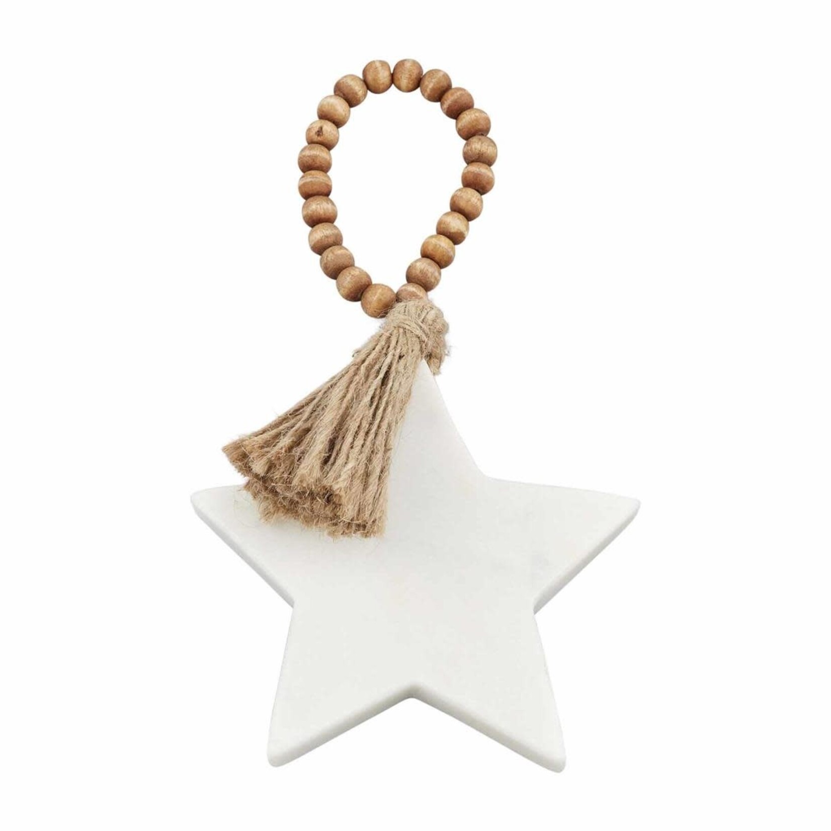 Mud Pie Star Marble Ornament