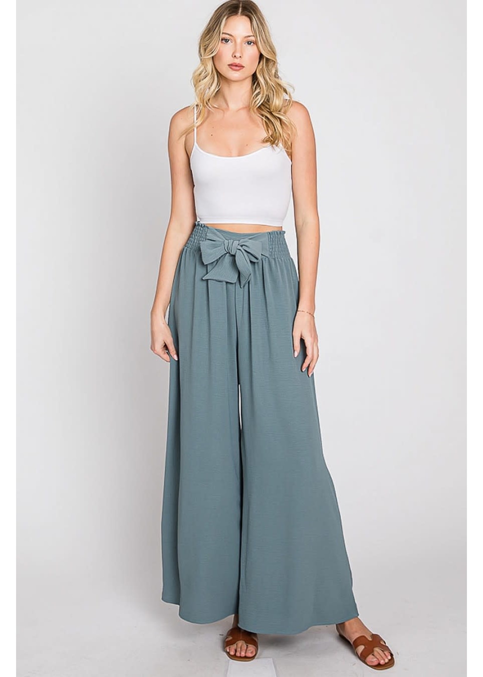 GeeGee Plus Size Wide Leg Maxi Pants