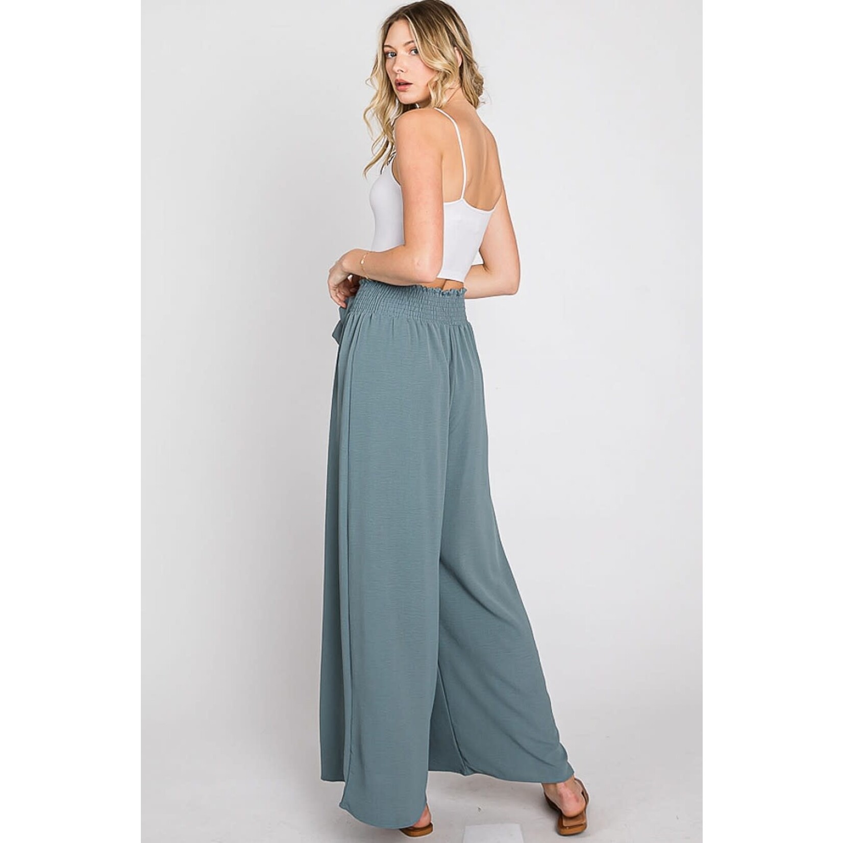 GeeGee Plus Size Wide Leg Maxi Pants