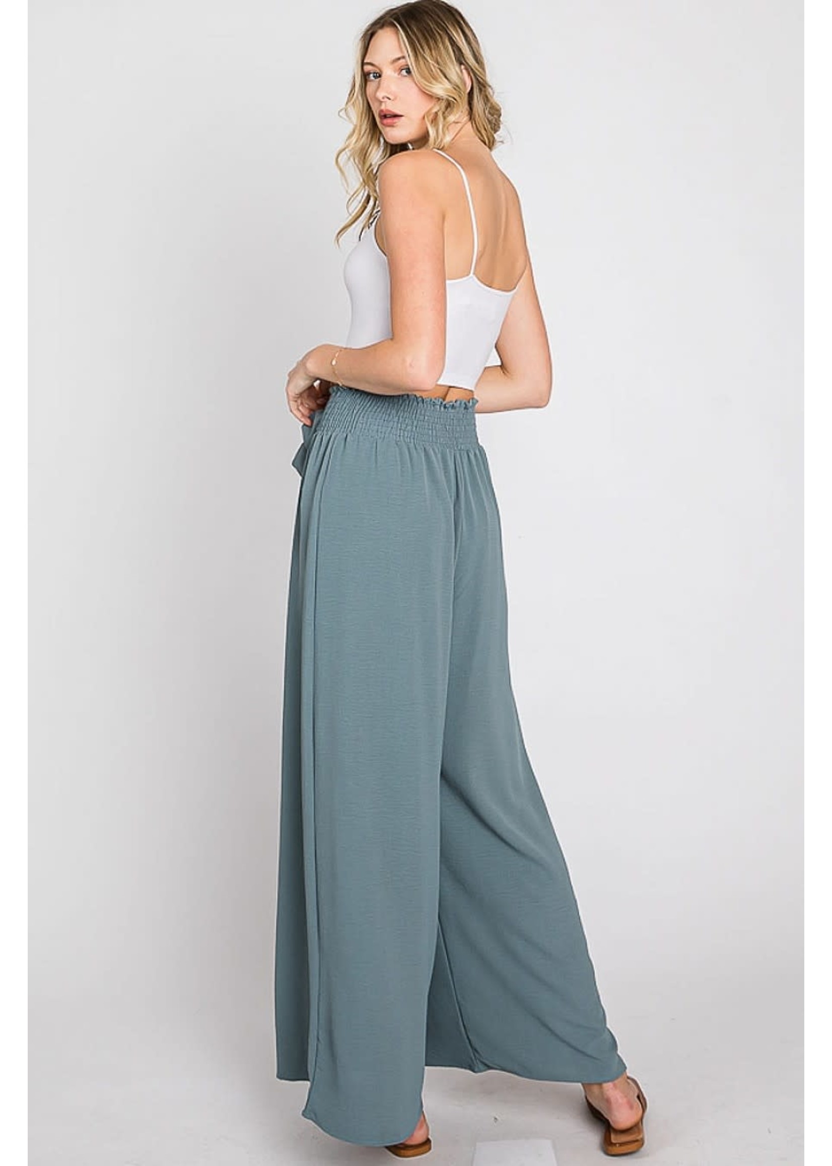 GeeGee Plus Size Wide Leg Maxi Pants