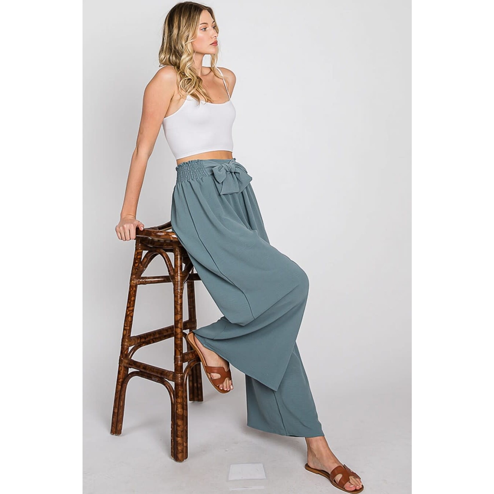 GeeGee Plus Size Wide Leg Maxi Pants