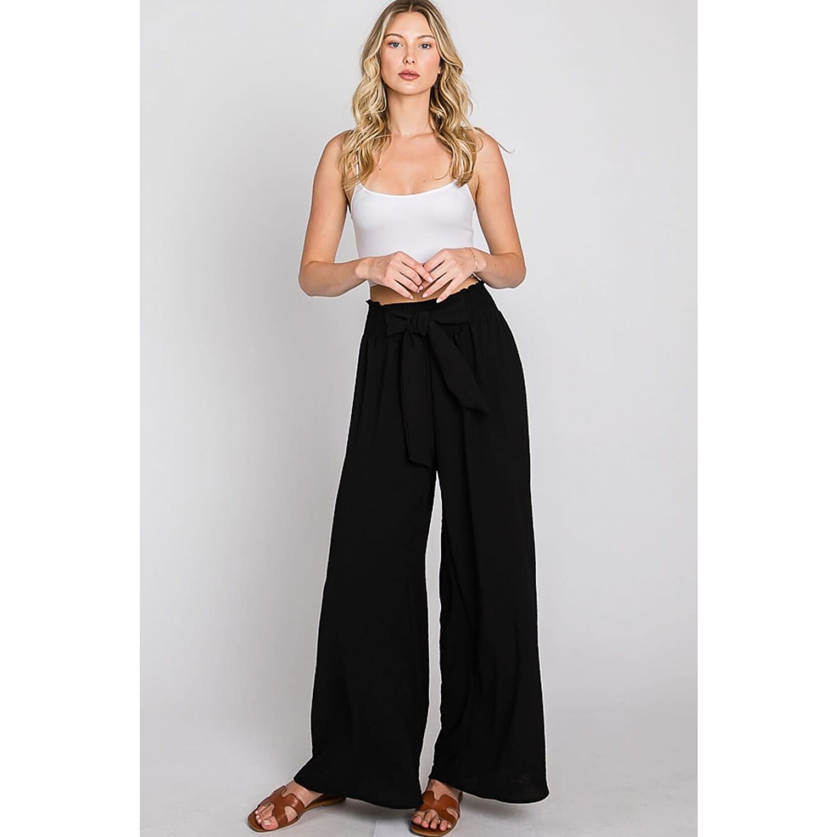 GeeGee Plus Size Wide Leg Maxi Pants