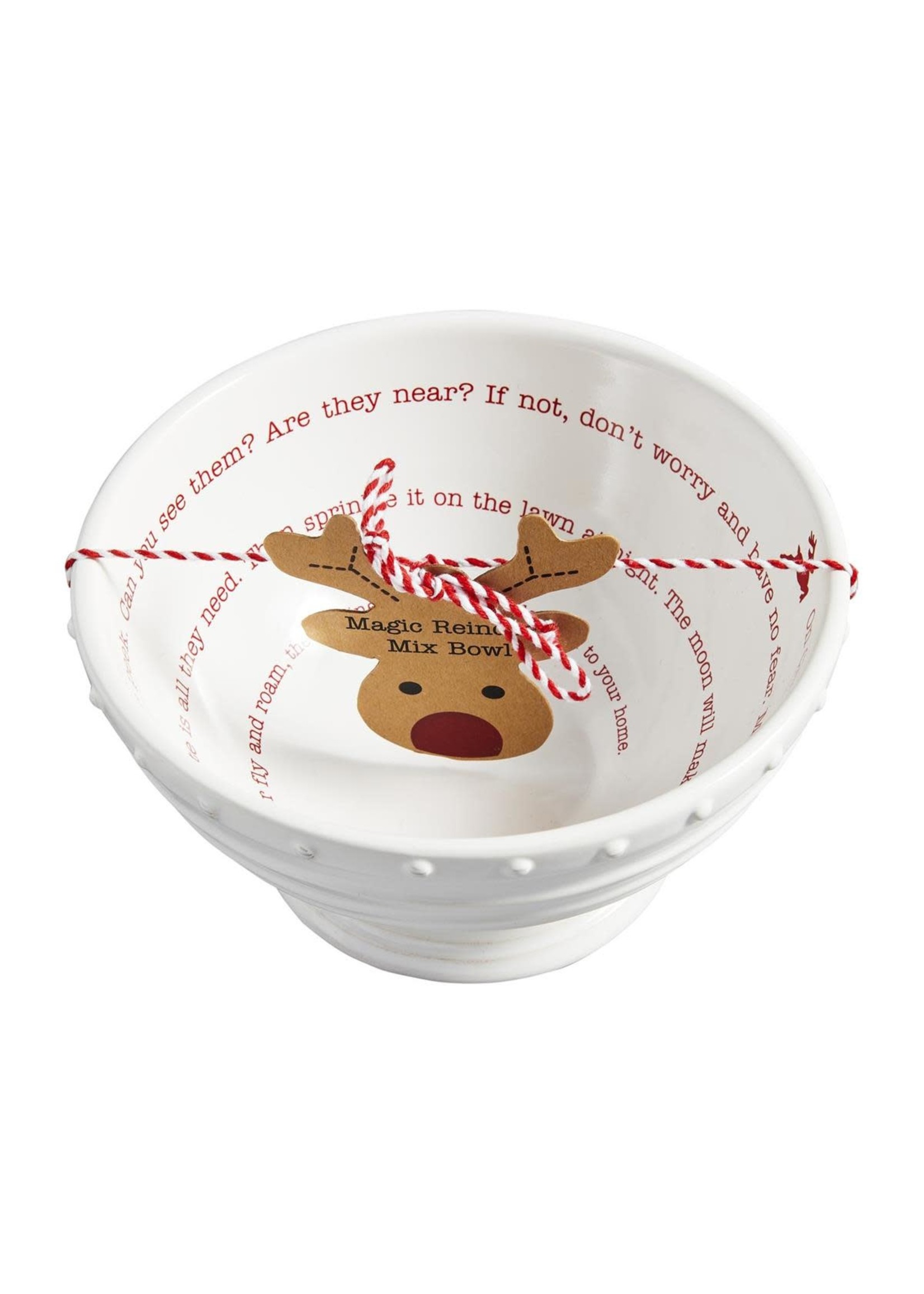 Mud Pie Magic Reindeer Mix Bowl