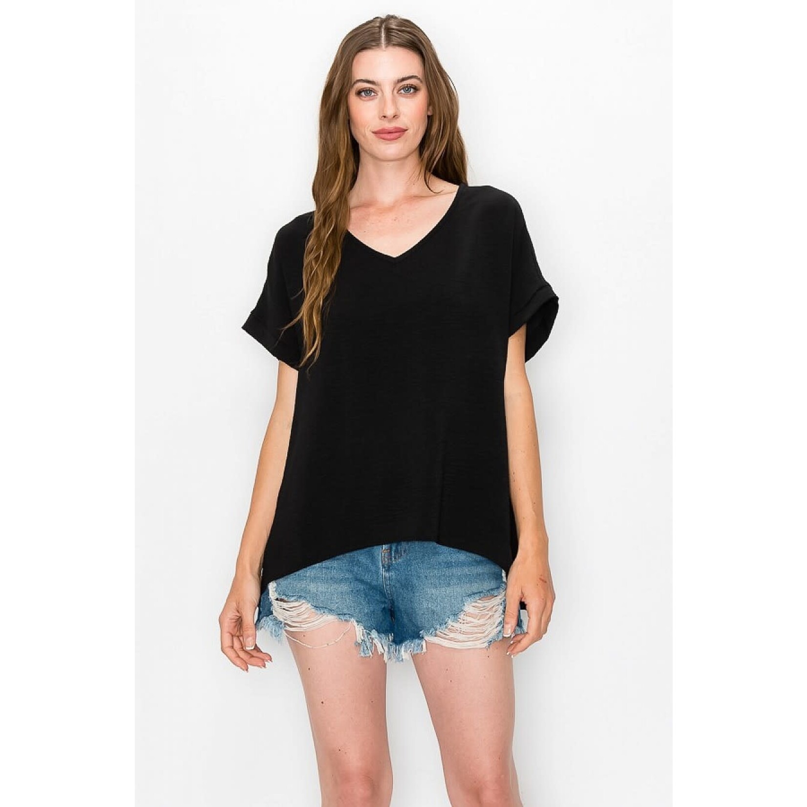 GeeGee Plus Size Dolman Sleeve Top