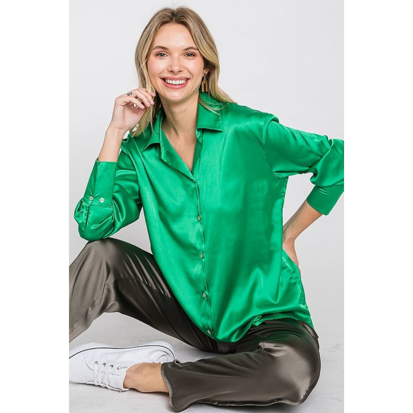 GeeGee Satin Blouse