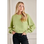 GeeGee Plus Size Reverse Stitch Sweater