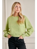 GeeGee Plus Size Reverse Stitch Sweater