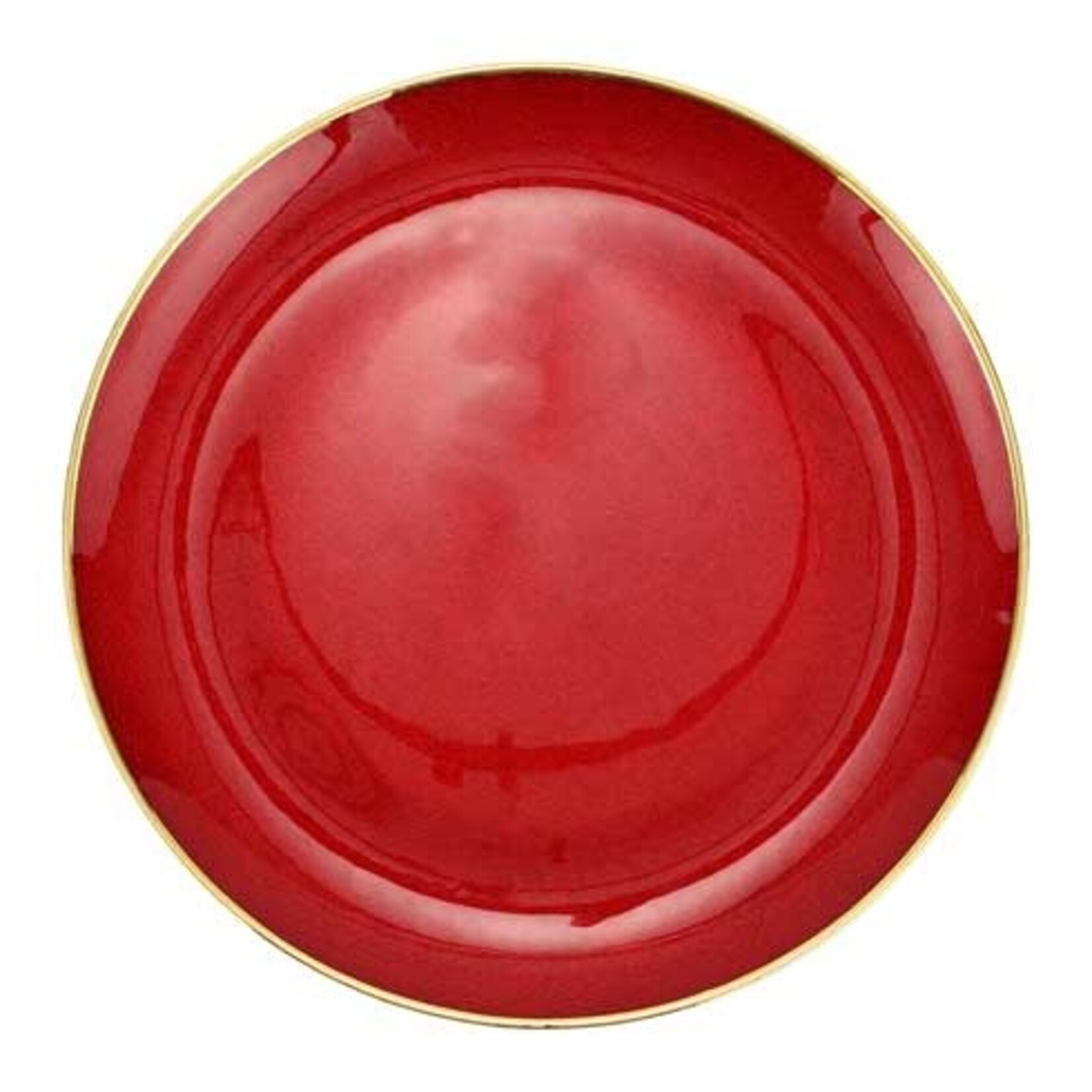 VIETRI Metallic Glass Platter