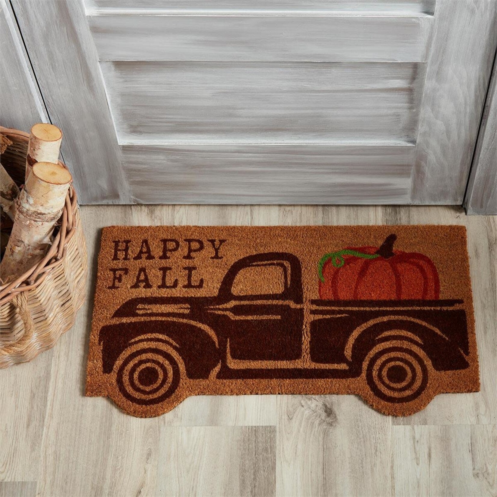 Mud Pie Fall Truck Doormat