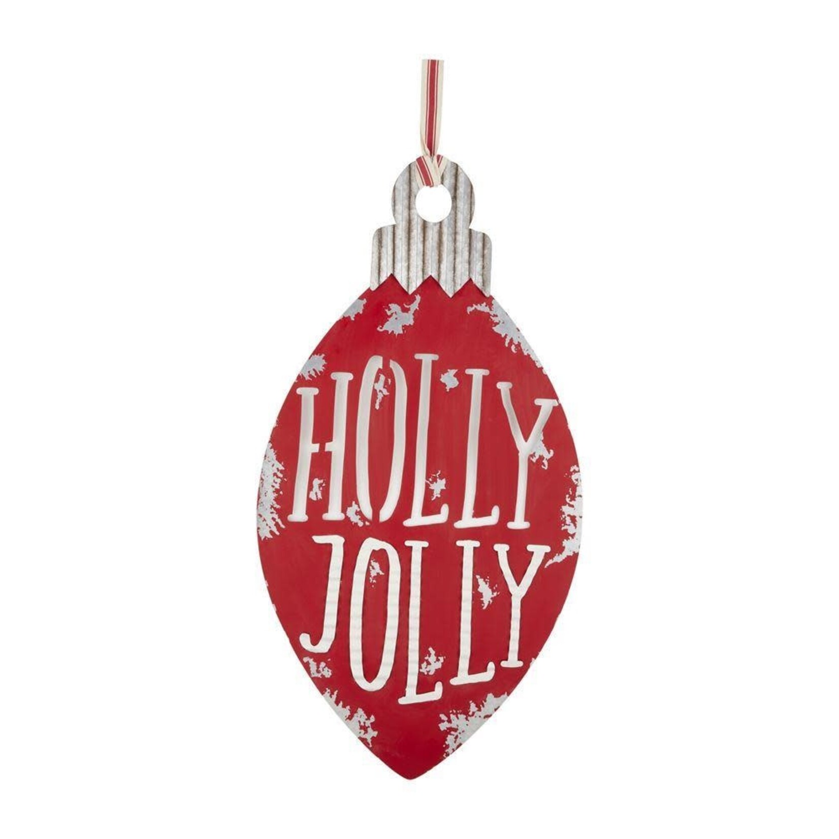 Mud Pie JOLLY ORNAMENT DOOR HANGER