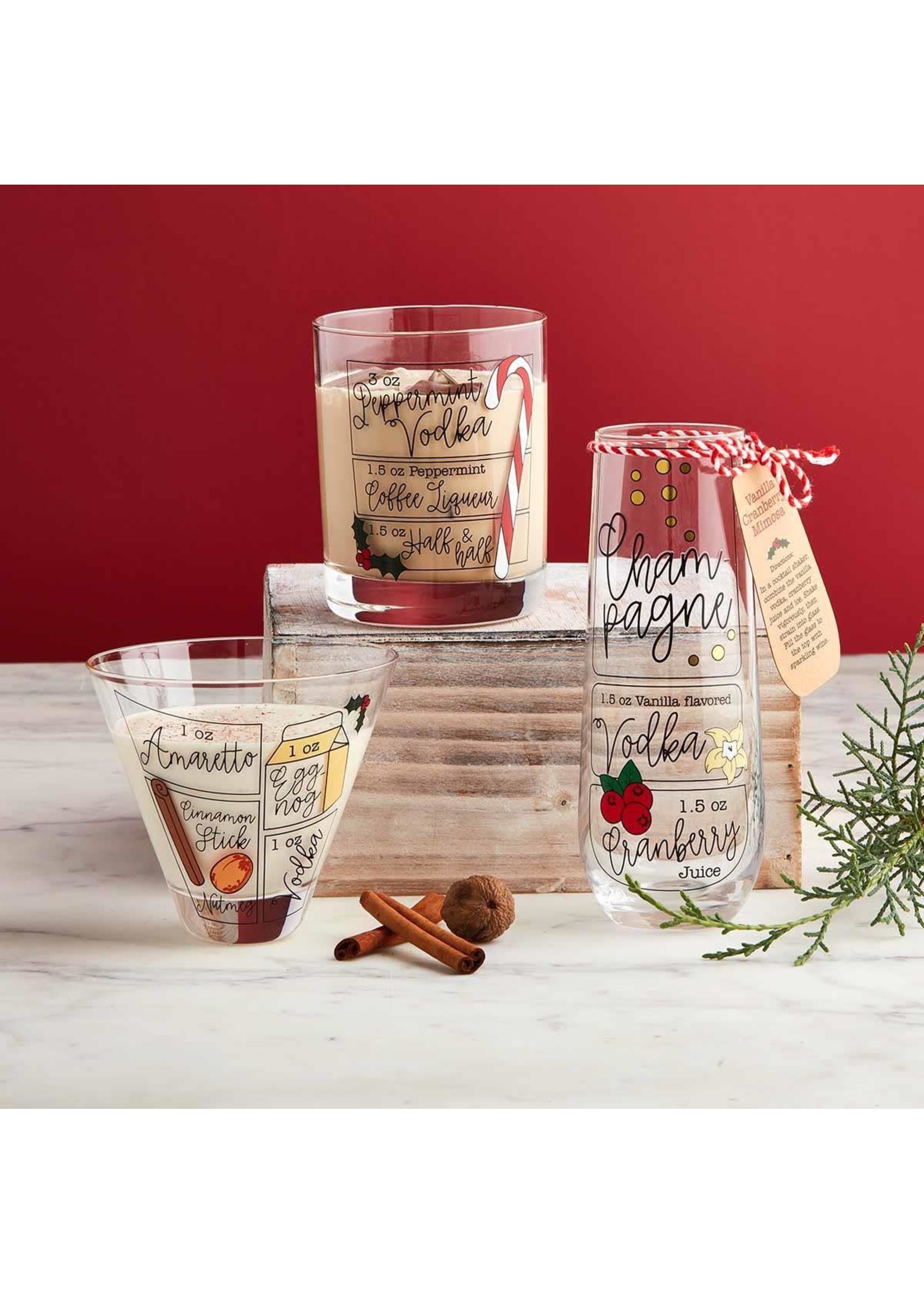 Eggnog Martini Recipe Glasses