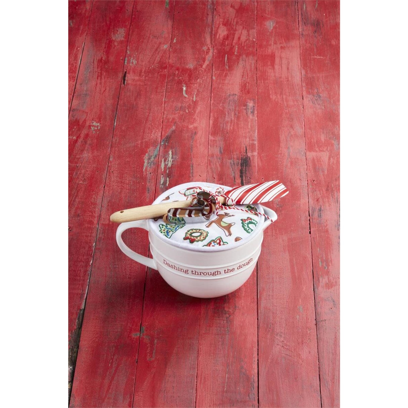 Mud Pie Holiday Mixing Bowl Set