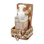 Mud Pie Welcome Fall Soap & Guest Towel Basket Set