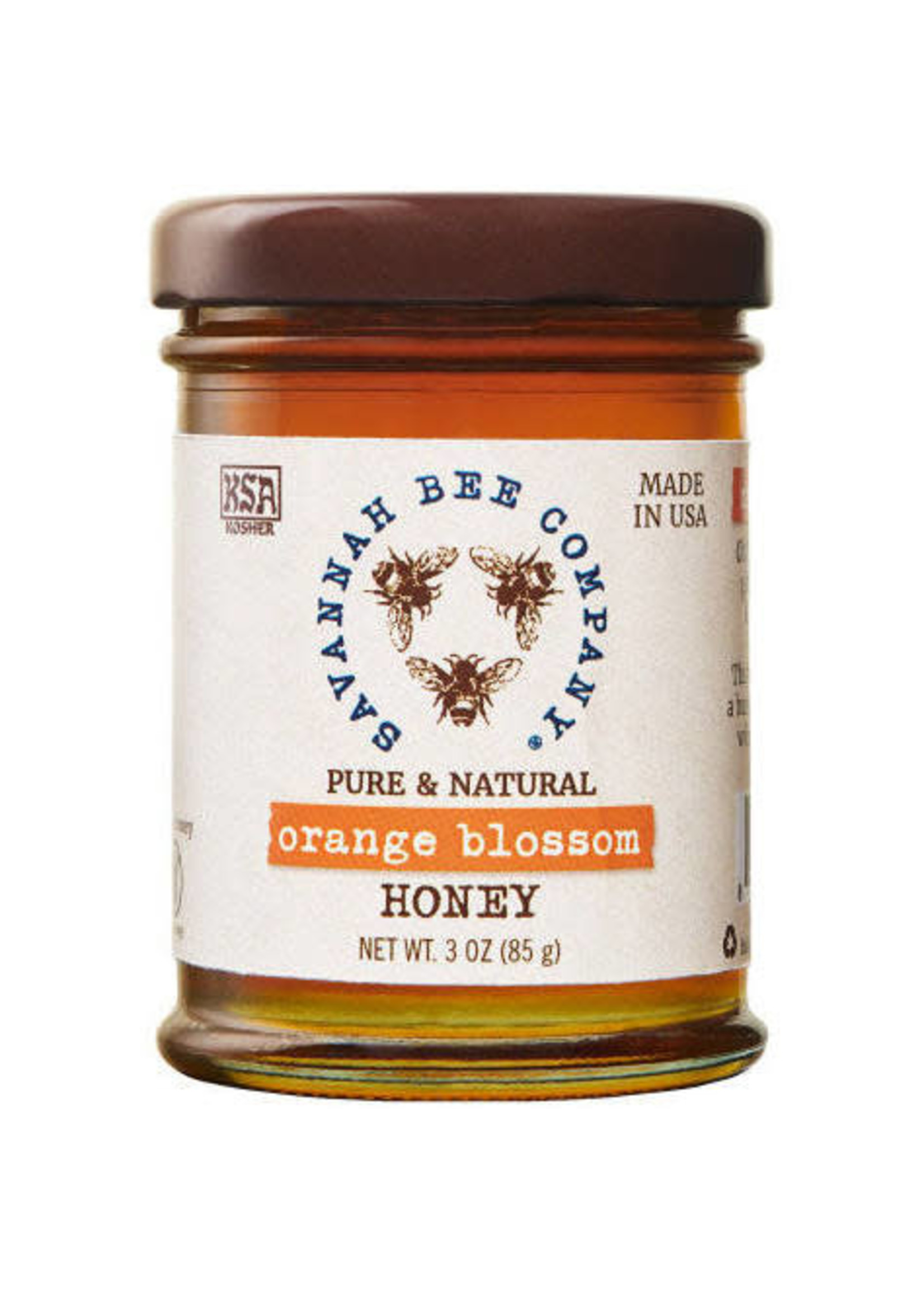 Savannah Bee Company Artisanal Honey Sampler- 3oz Tupelo Orange Blossom Acacia