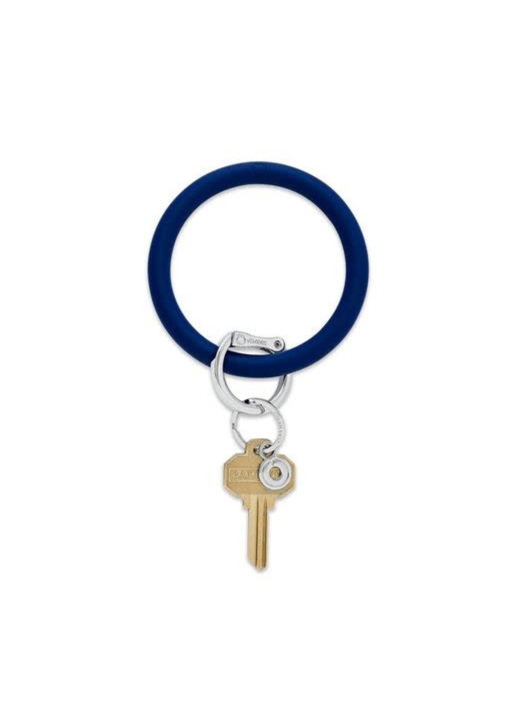 Oventure Silicone Big O® Key Ring in Midnight Navy of Signature Collection