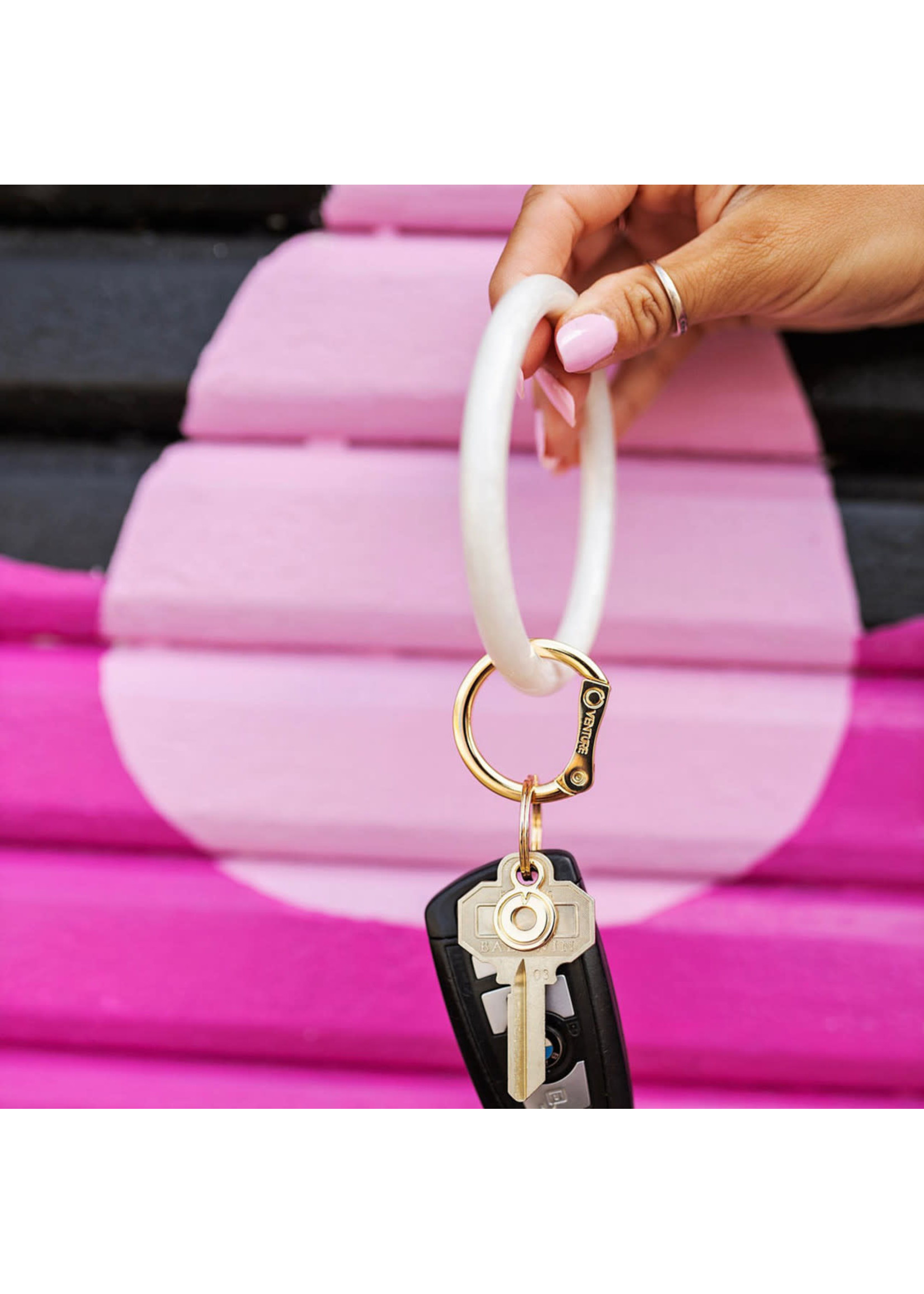 Oventure Big O® Key Ring in Marshmellow Resin Collection