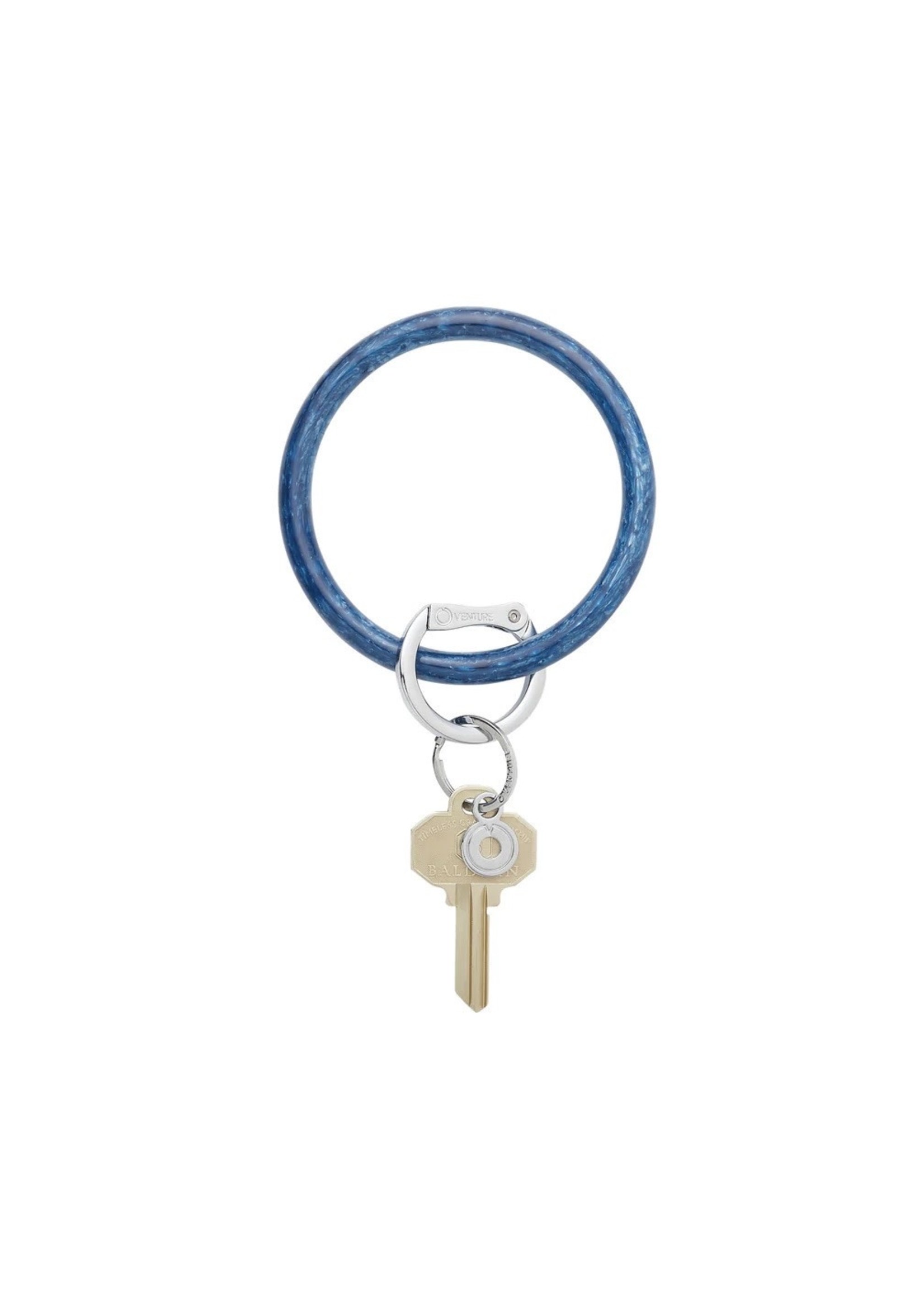 Oventure Big O® Key Ring in Mind Blowing Blue Resin Collection