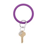 Oventure Silicone Big O® Key Ring in Deep Purple of Signature Collection