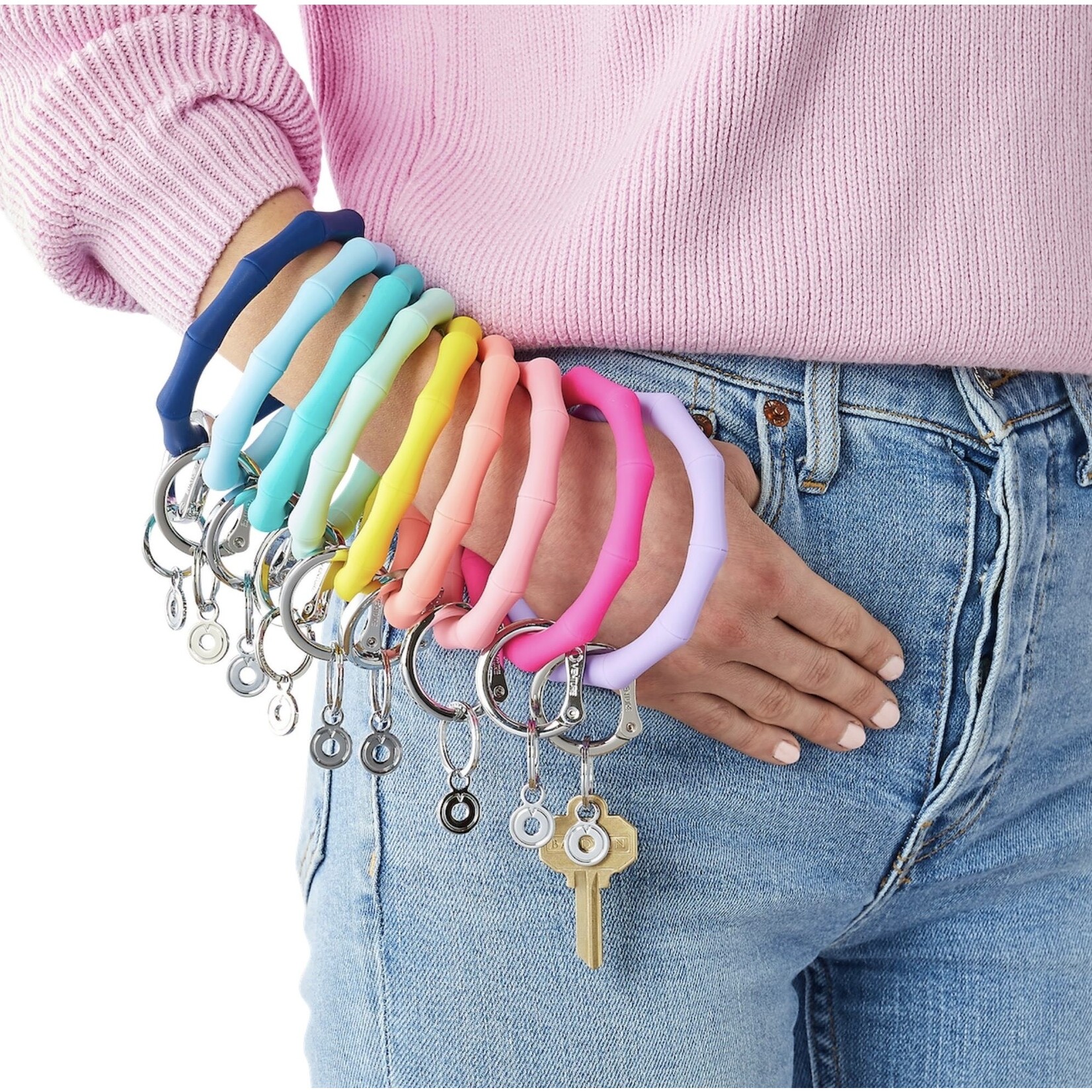Oventure Silicone Big O® Key Ring in Cherry On Top of Signature Collection