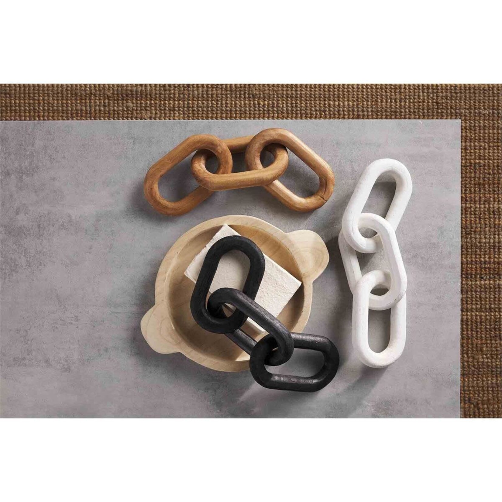 Mud Pie Natural Wood Links
