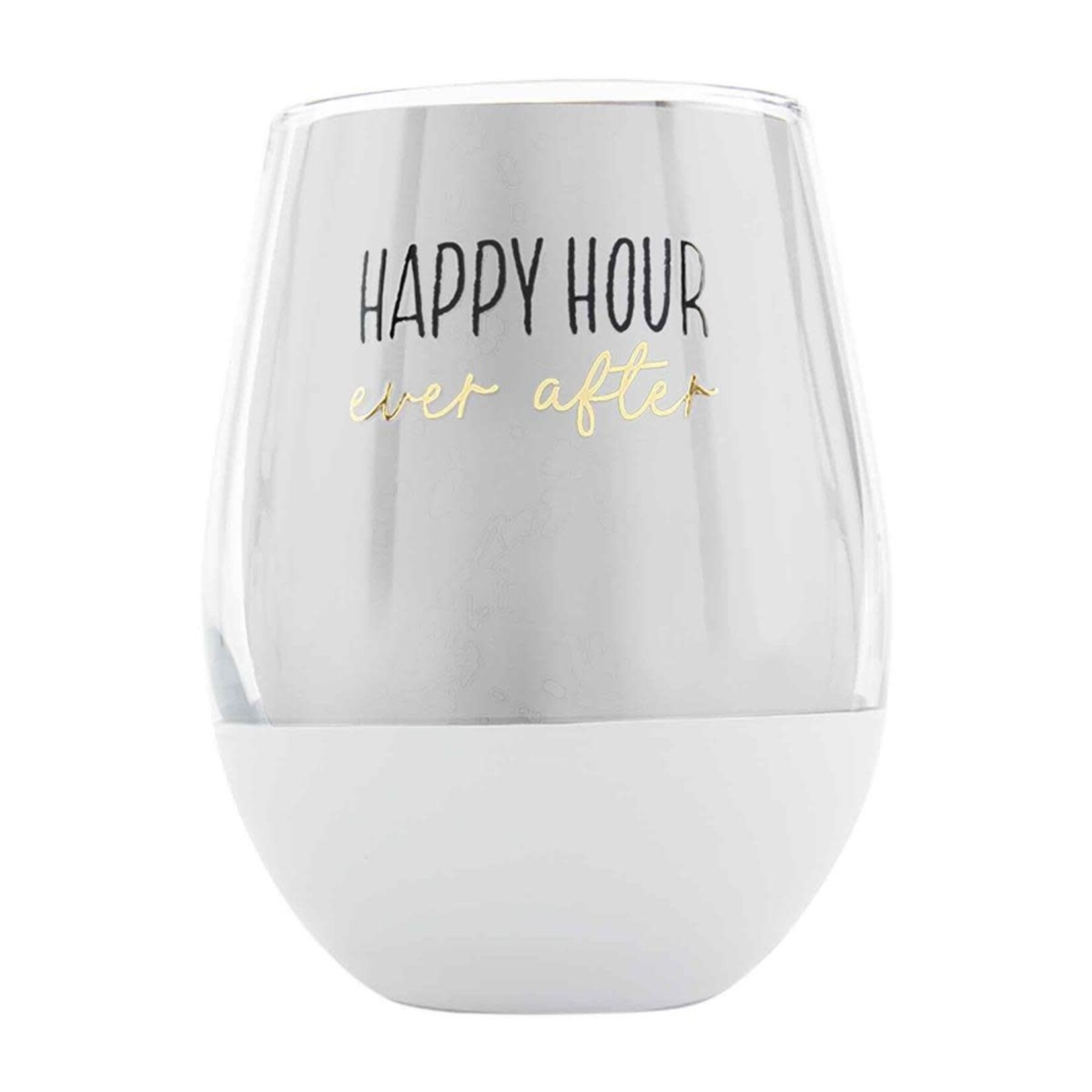 Mud Pie Happy Hour Glass and Chiller Set