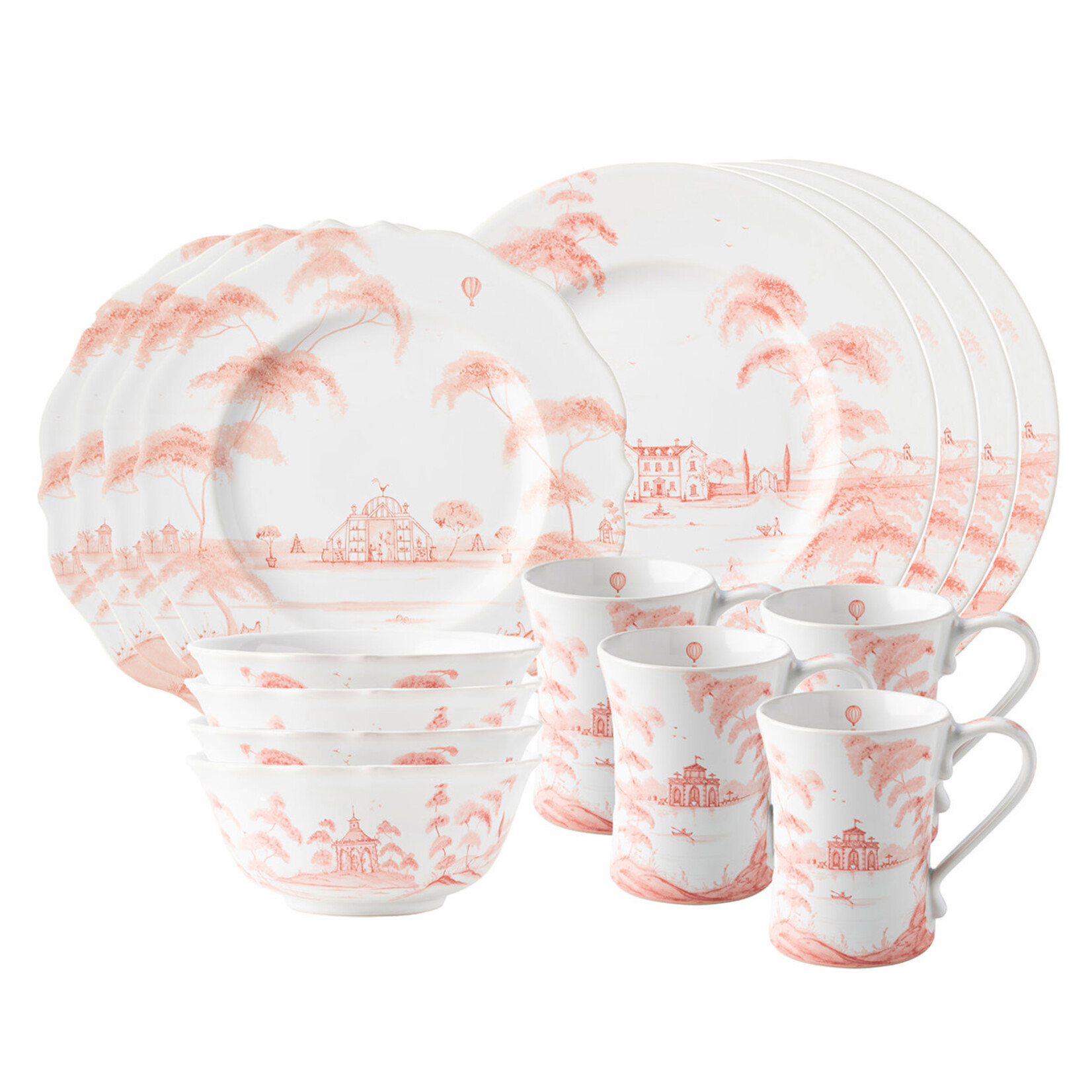 Juliska Country Estate Petal Pink Cereal/Ice Cream Bowl
