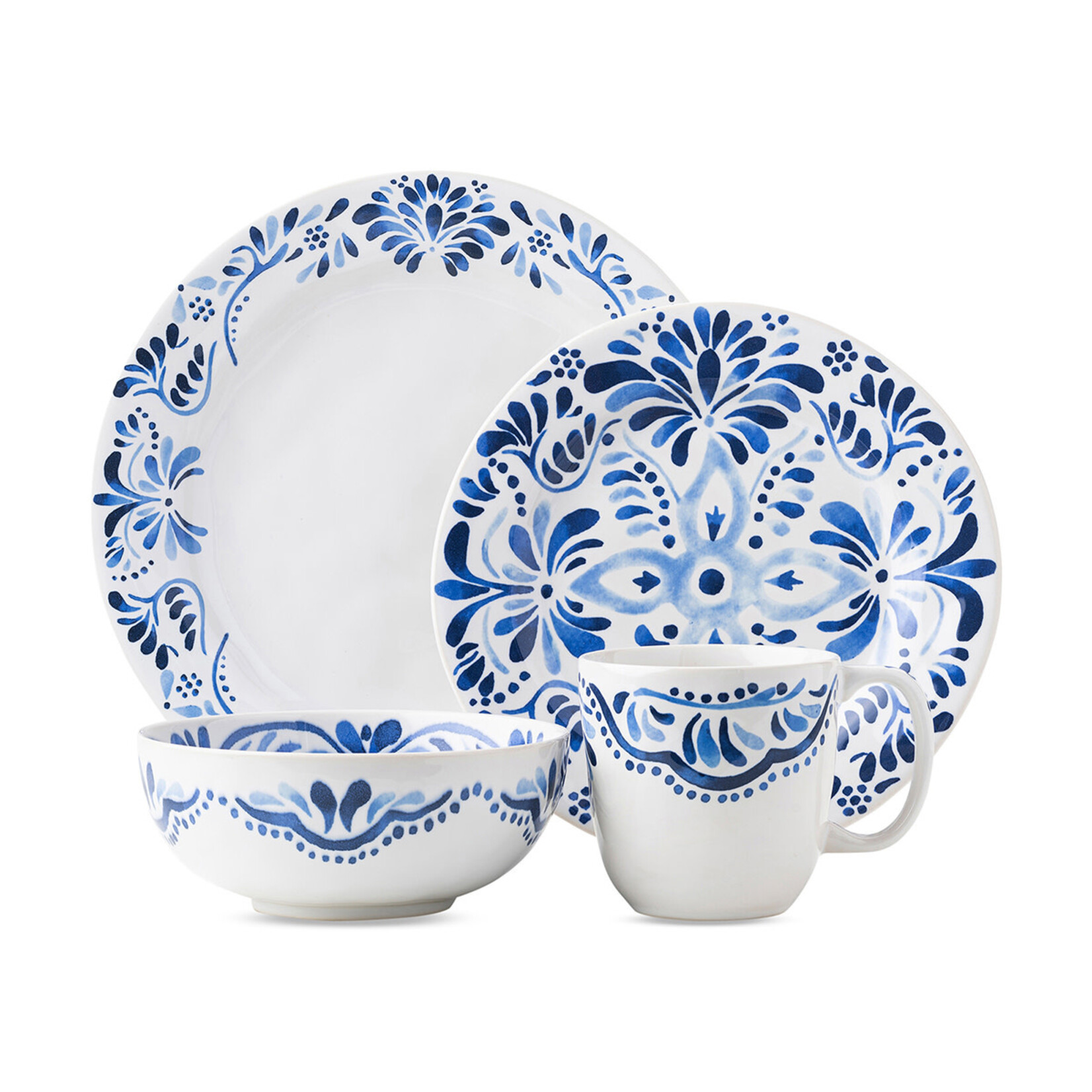 Juliska Iberian Journey Indigo Dessert/Salad Plate