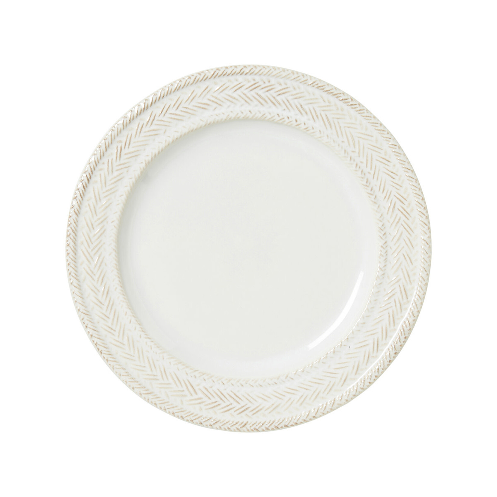 Juliska Le Panier Whitewash Dessert/Salad Plate