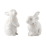 Juliska Clever Creatures Bunny Napoleon & Josephine Salt & Pepper Shakers