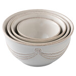 Juliska Berry & Thread Whitewash Nesting Prep Bowl Set/4