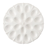 Juliska Berry & Thread Whitewash Deviled Egg Platter